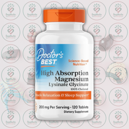Doctor's Best High Absorption Magnesium Lysinate Glycinate - 200 mg - 120 Tablets in Bangladesh Image 01