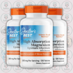 Doctor's Best High Absorption Magnesium Lysinate Glycinate - 200 mg - 120 Tablets in Bangladesh Image 02