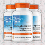 Doctor's Best High Absorption Magnesium Lysinate Glycinate - 200 mg - 240 Tablets in Bangladesh Image 02