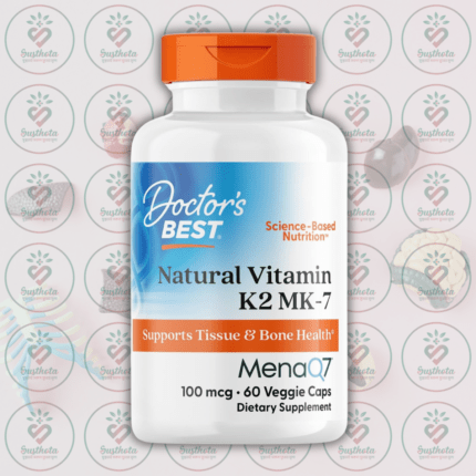 Doctor's Best Natural Vitamin K2 MK-7 - 100 mcg - 60 Veggie Capsules in Bangladesh Image 01