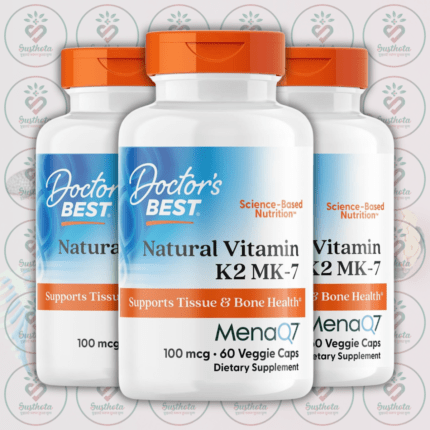 Doctor's Best Natural Vitamin K2 MK-7 - 100 mcg - 60 Veggie Capsules in Bangladesh Image 02