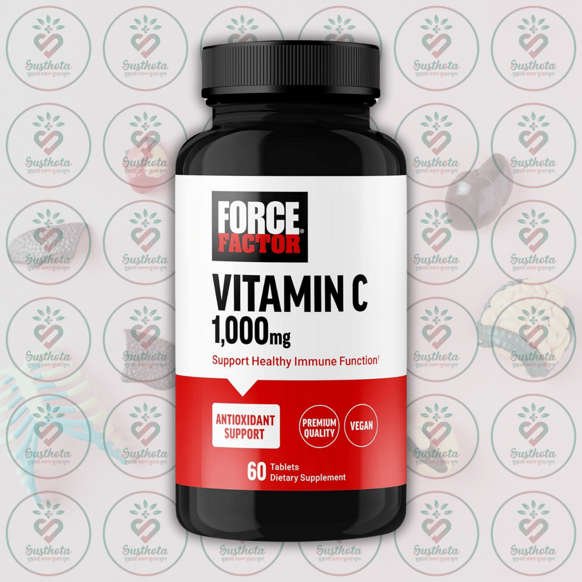 Force Factor Vitamin C - 1000Mg - 60 Tablets In Bangladesh Image 01 Force Factor Vitamin C - 1000Mg - 60 Tablets In Bangladesh Image 01