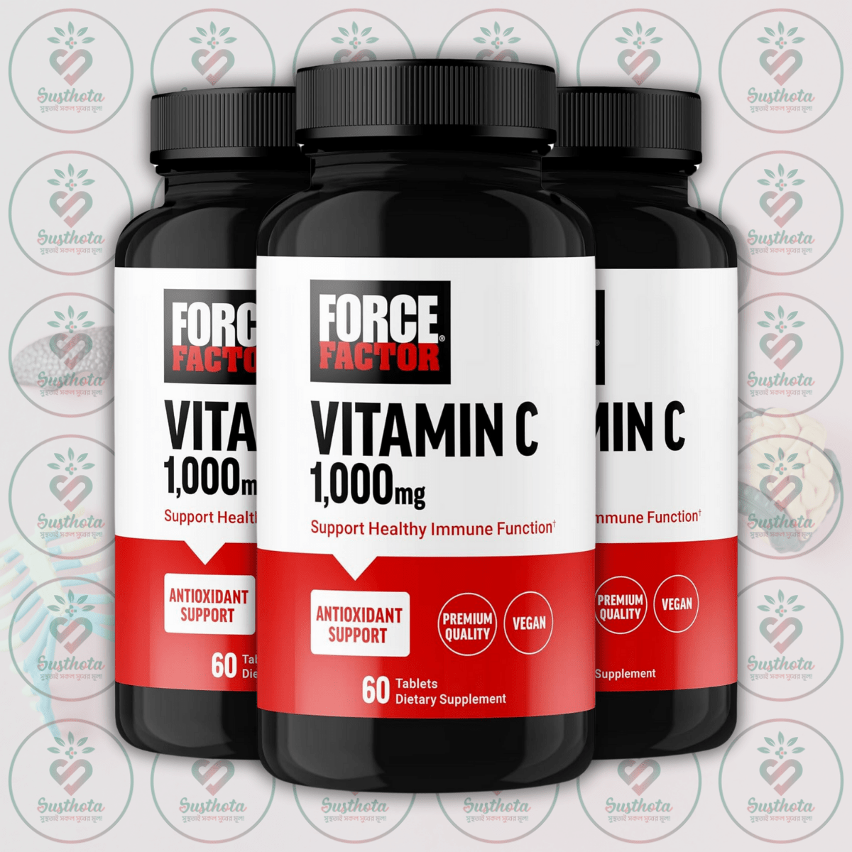 Force Factor Vitamin C - 1000Mg - 60 Tablets In Bangladesh Image 02 Force Factor Vitamin C - 1000Mg - 60 Tablets In Bangladesh Image 02