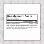 FORCE FACTOR Vitamin C - 1000mg - 60 Tablets in Bangladesh Supplement Facts