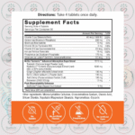 Force Factor Better Turmeric - 1,600 mg - 120 Tablets in Bangladesh Supplement Facts