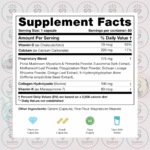 KTD Biolabs Height Growth Max+ - 60 Capsules in Bangladesh Supplement Facts