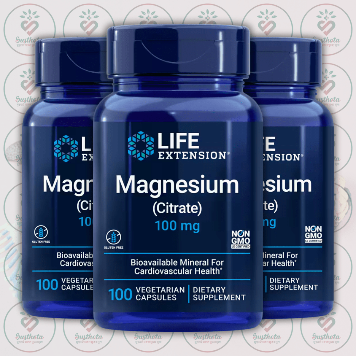 Life Extension Magnesium (Citrate) - 100 Mg - 100 Vegetarian Capsules In Bangladesh Image 02 Life Extension Magnesium (Citrate) - 100 Mg - 100 Vegetarian Capsules In Bangladesh Image 02