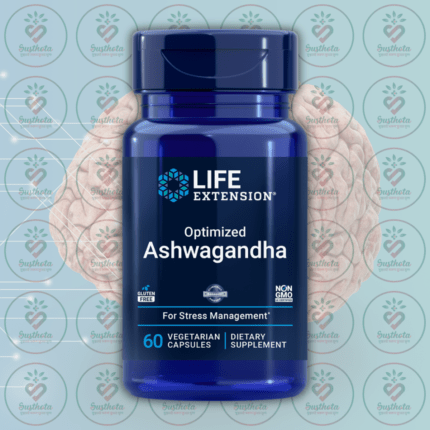 Life Extension Optimized Ashwagandha - 125 mg - 60 Vegetarian Capsules in Bangladesh Image 01