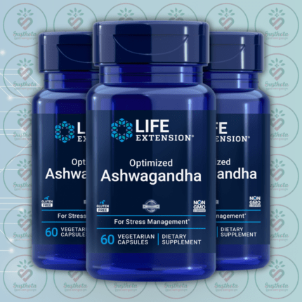 Life Extension Optimized Ashwagandha - 125 mg - 60 Vegetarian Capsules in Bangladesh Image 02