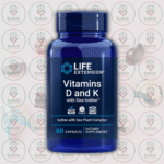 Life Extension Vitamins D and K with Sea-Iodine - 125 mcg - 60 Capsules in Bangladesh Image 01