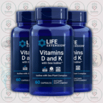 Life Extension Vitamins D and K with Sea-Iodine - 125 mcg - 60 Capsules in Bangladesh Image 02