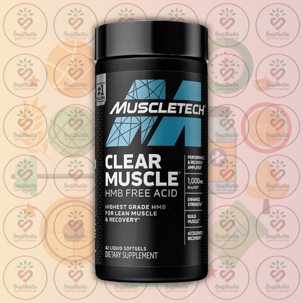 Muscletech Clear Muscle Hmb Free Acid - 1,000Mg - 42 Liquid Softgels In Bangladesh Image 01 Muscletech Clear Muscle Hmb Free Acid - 1,000Mg - 42 Liquid Softgels In Bangladesh Image 01