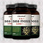 NatureBell Irish Sea Moss - 3,000 mg - 240 Vegetarian Capsules in Bangladesh Image 02