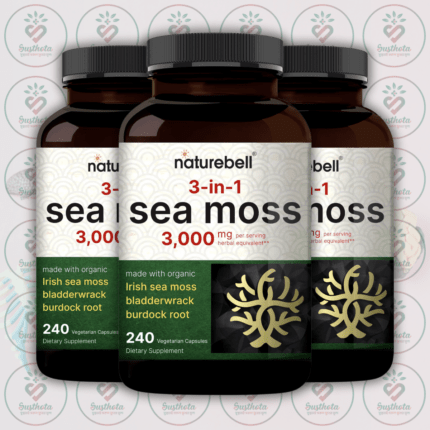 NatureBell Irish Sea Moss - 3,000 mg - 240 Vegetarian Capsules in Bangladesh Image 02