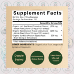 NatureBell Irish Sea Moss - 3,000 mg - 240 Vegetarian Capsules in Bangladesh Supplement Facts