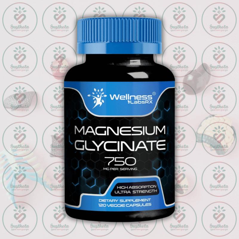 Wellness Labsrx Magnesium Glycinate - 750Mg - 120 Veggie Capsules In Bangladesh Image 01