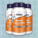 NOW Acetyl-L-Carnitine – 500 mg – 50 Veg Capsules in Bangladesh Image 02