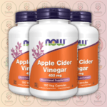 NOW Apple Cider Vinegar - 450 mg - 180 Veg Capsules in Bangladesh Image 02