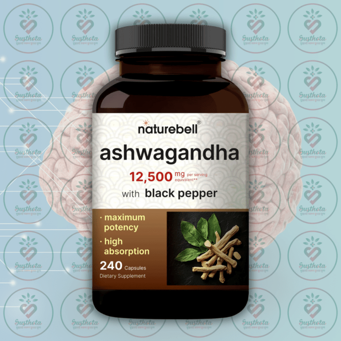 Naturebell Ashwagandha - 12,500 Mg - 240 Capsules In Bangladesh Image 01