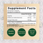 NatureBell Choline - 500 mg - 240 Capsules in Bangladesh Supplement Facts