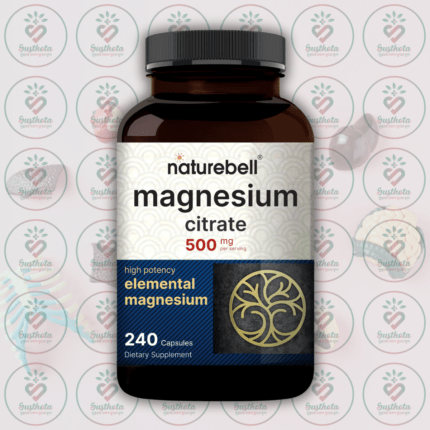 NatureBell Magnesium Citrate – 500 mg – 240 Capsules in Bangladesh Image 01