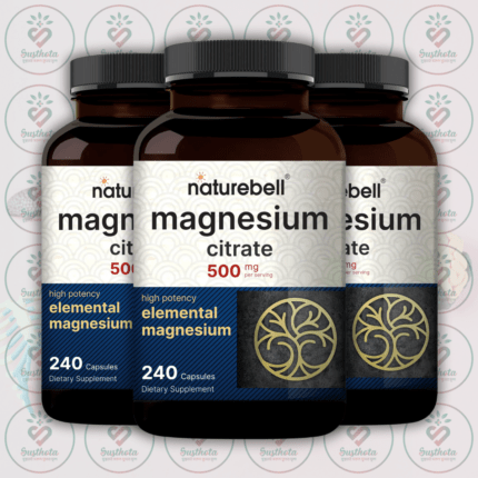 NatureBell Magnesium Citrate – 500 mg – 240 Capsules in Bangladesh Image 02