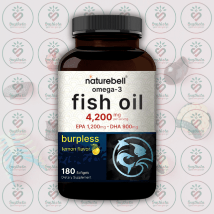 NatureBell Omega-3 Fish Oil - 4,200mg - 180 Burpless Softgels in Bangladesh Image 01