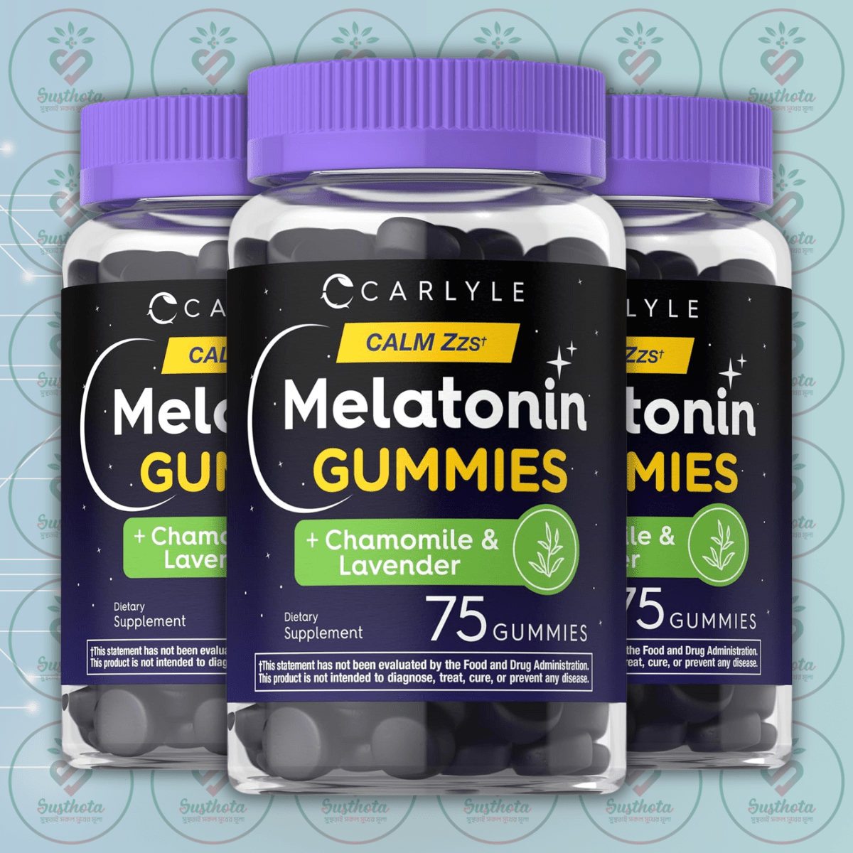 Carlyle Melatonin Gummies - 3 Mg - 75 Gummies In Bangladesh Image 02 Carlyle Melatonin Gummies - 3 Mg - 75 Gummies In Bangladesh Image 02