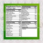 Centrum Adult Multivitamin & Multimineral Supplement - 200 Tablets in Bangladesh Supplement Facts