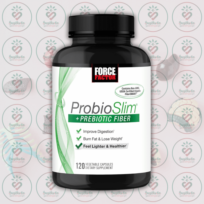 Force Factor Probioslim + Prebiotic Fiber - 120 Vegetable Capsules In Bangladesh Image 01