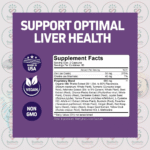 HerbTonics Liver Tonic – 120 Vegetarian Capsules in Bangladesh Supplement Facts