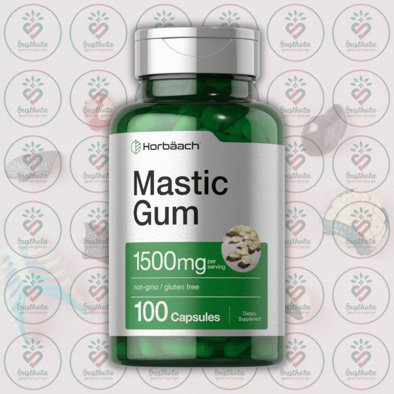 Horbäach Mastic Gum - 1500Mg - 100 Capsules In Bangladesh Image 01