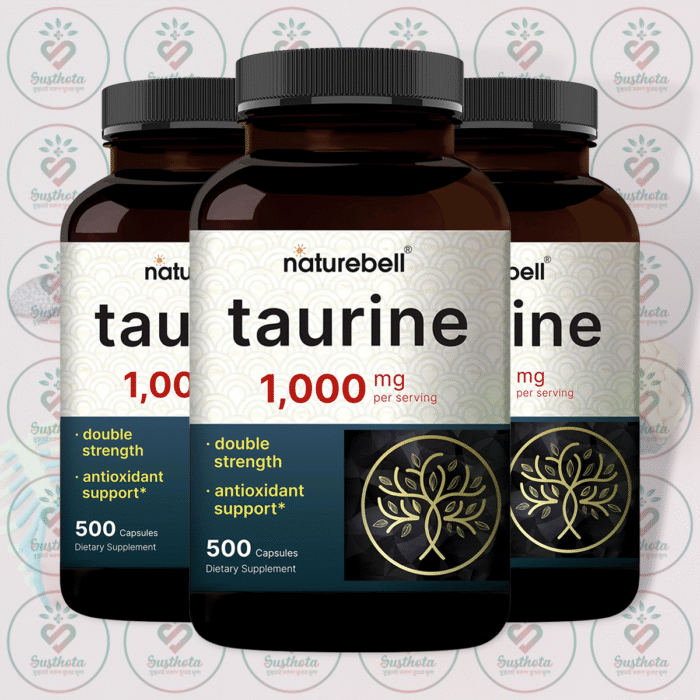 Naturebell Taurine - 1,000 Mg - 500 Capsules In Bangladesh Image 02