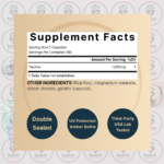 NatureBell Taurine - 1,000 mg - 500 Capsules in Bangladesh Supplement Facts