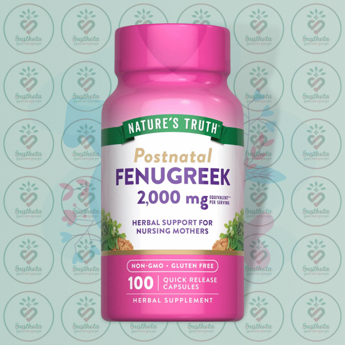 Nature'S Truth Postnatal Fenugreek – 2,000 Mg – 100 Quick Release Capsules In Bangladesh Image 01