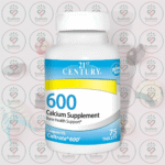 21st Century Calcium – 600 mg – 75 Tablets in Bangladesh Image 01