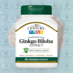 21st Century Ginkgo Biloba Extract – 60 mg – 60 Vegetarian Capsules in Bangladesh Image 01
