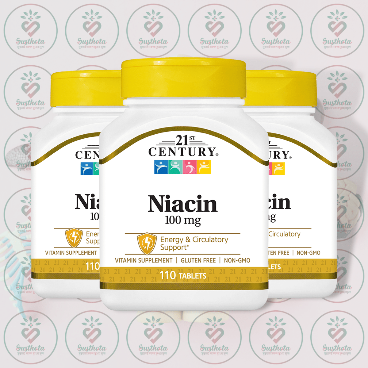 21St Century Niacin - 100 Mg - 110 Tablets In Bangladesh Image 02 21St Century Niacin - 100 Mg - 110 Tablets In Bangladesh Image 02