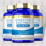 Carlyle Digestive Enzymes with Probiotics & Prebiotics - 4 Billion CFU - 180 Vegetarian Capsules in Bangladesh Image 02