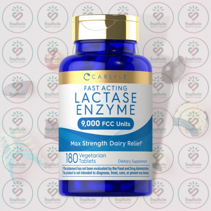 Carlyle Fast Acting Lactase Enzyme - 9000 FCC Units - 180 Vegetarian Tablets in Bangladesh Image 01