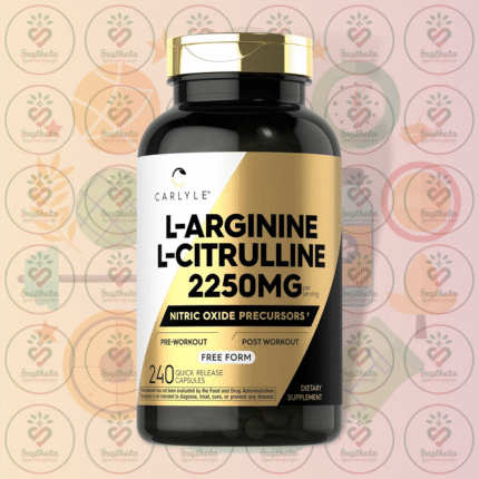 Carlyle L-Arginine L-Citrulline Complex - 2250mg - 240 Capsules in Bangladesh Image 01