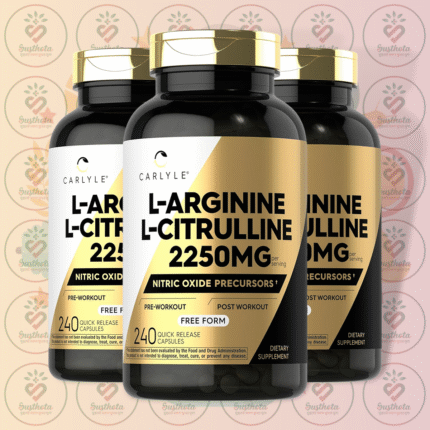 Carlyle L-Arginine L-Citrulline Complex - 2250mg - 240 Capsules in Bangladesh Image 02