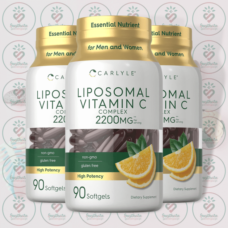 Carlyle Liposomal Vitamin C Complex - 2200Mg - 90 Softgels In Bangladesh Image 02