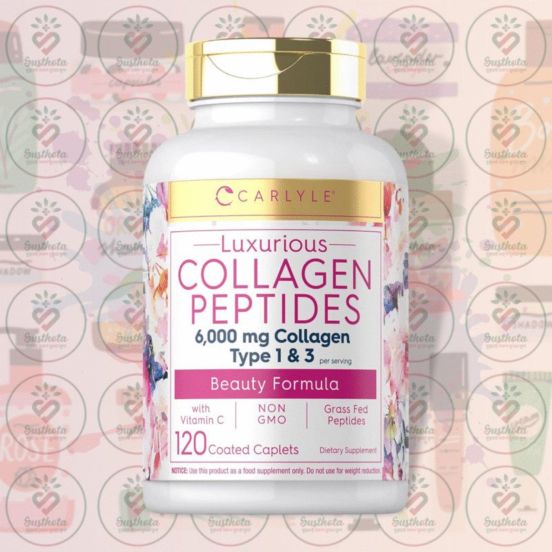 Home 136 Carlyle Luxurious Collagen Peptides – 6000 Mg – 120 Coated Caplets In Bangladesh Image 01
