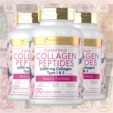 Carlyle Luxurious Collagen Peptides – 6000 mg – 120 Coated Caplets in Bangladesh Image 02