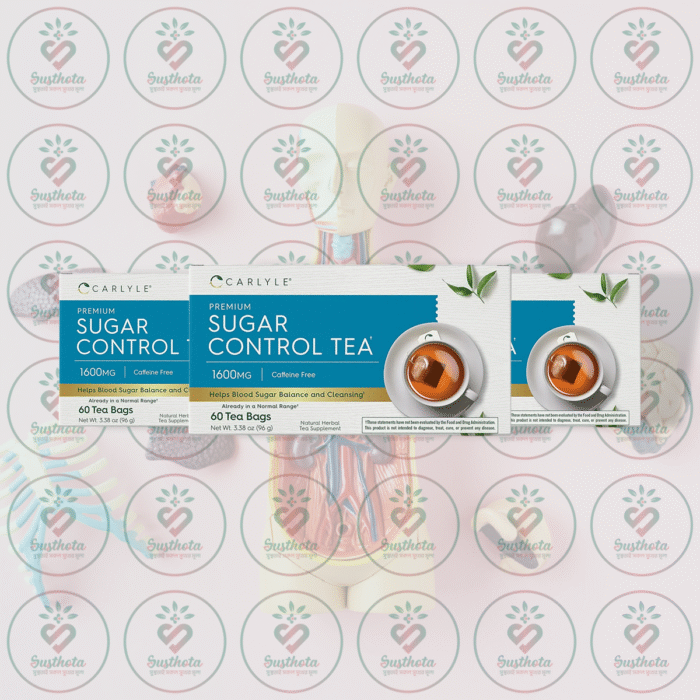 Carlyle Premium Sugar Control Tea - 1600Mg - 60 Tea Bags In Bangladesh Image 02