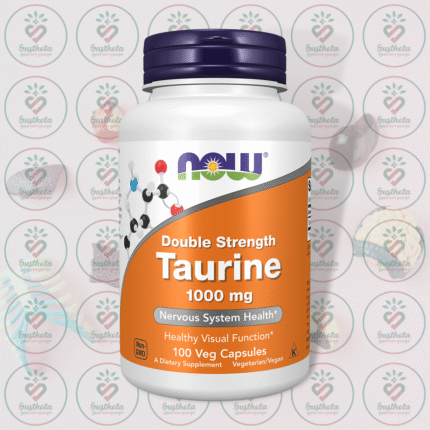 NOW Double Strength Taurine – 1000 mg – 100 Veg Capsules in Bangladesh Image 01