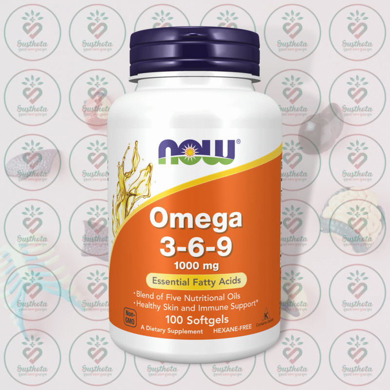 Now Omega 3-6-9 – 1000 Mg – 100 Softgels In Bangladesh Image 01