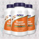 NOW Super Enzymes – 180 Capsules in Bangladesh Image 02