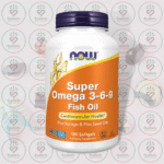 NOW Super Omega 3-6-9 – 1200 mg – 180 Softgels in Bangladesh Image 01